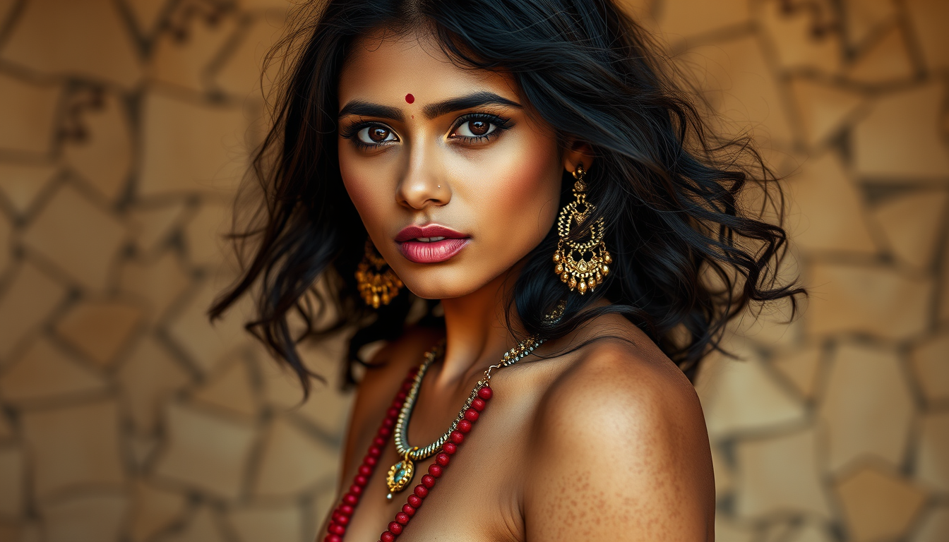 Main art studio: Make a images of Indian girl in nudes