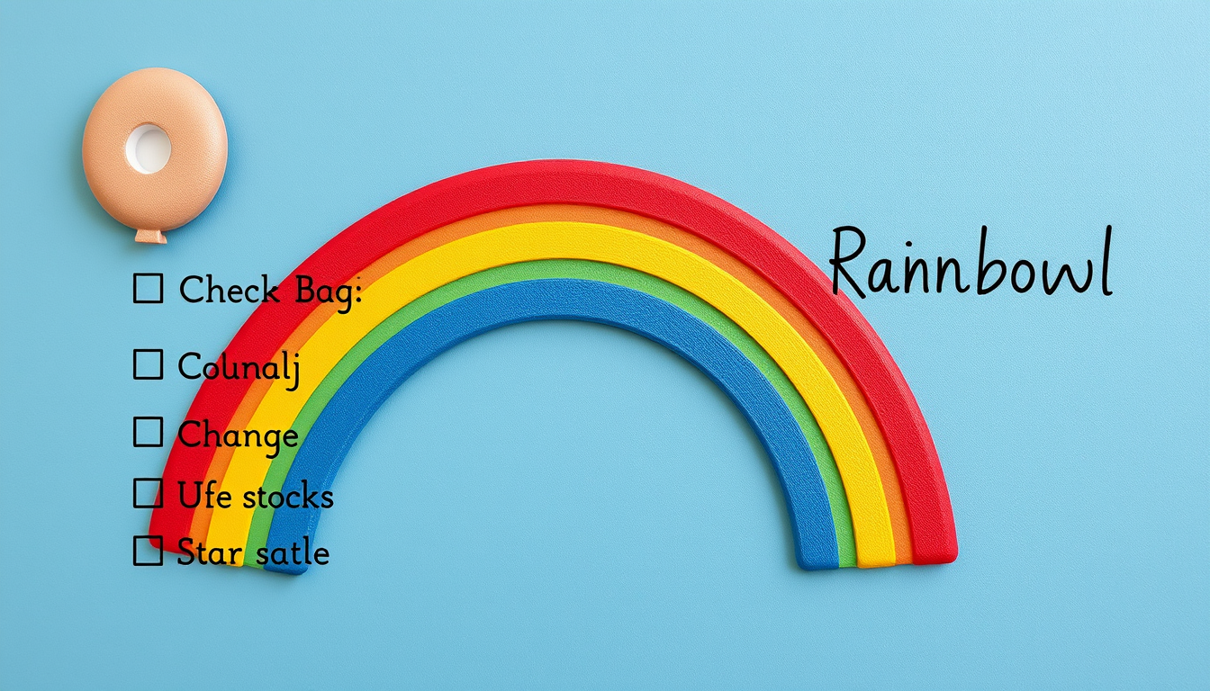 Main art studio: can you please make me a custom Rainbow like a rainbow right back to school checklist then you have to write check bag takr lunch/ make it change into