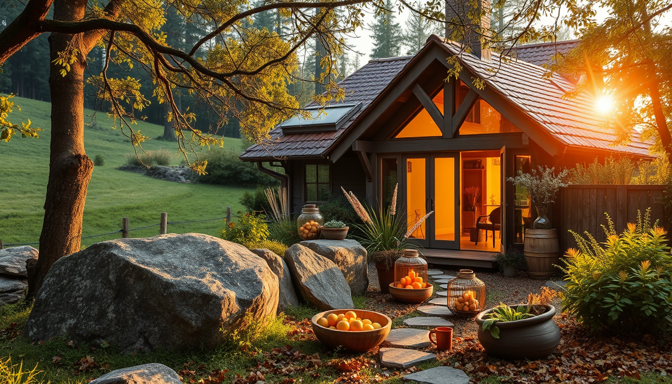 Main art studio: entwerfe ein bild für einen wellnessgutschein im künsterischen herbstmodus