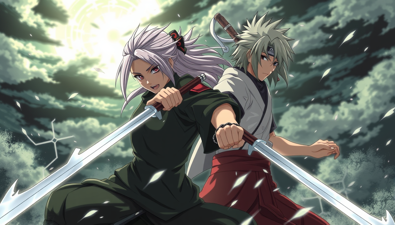 Main art studio: kampf zwischen Tsunade Senju und Shisui Uchiha