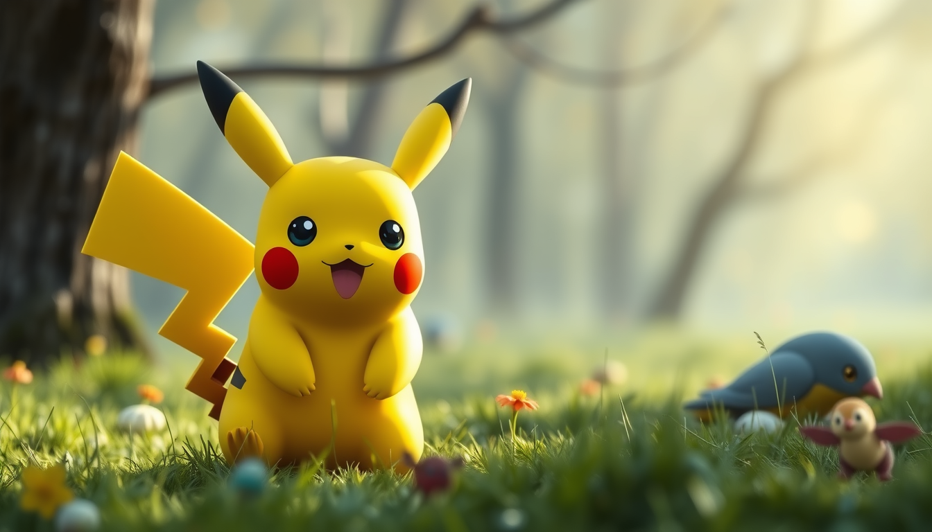 AI Art prompt example created from the prompt: Een Pikachu in een doode charmender tekenen