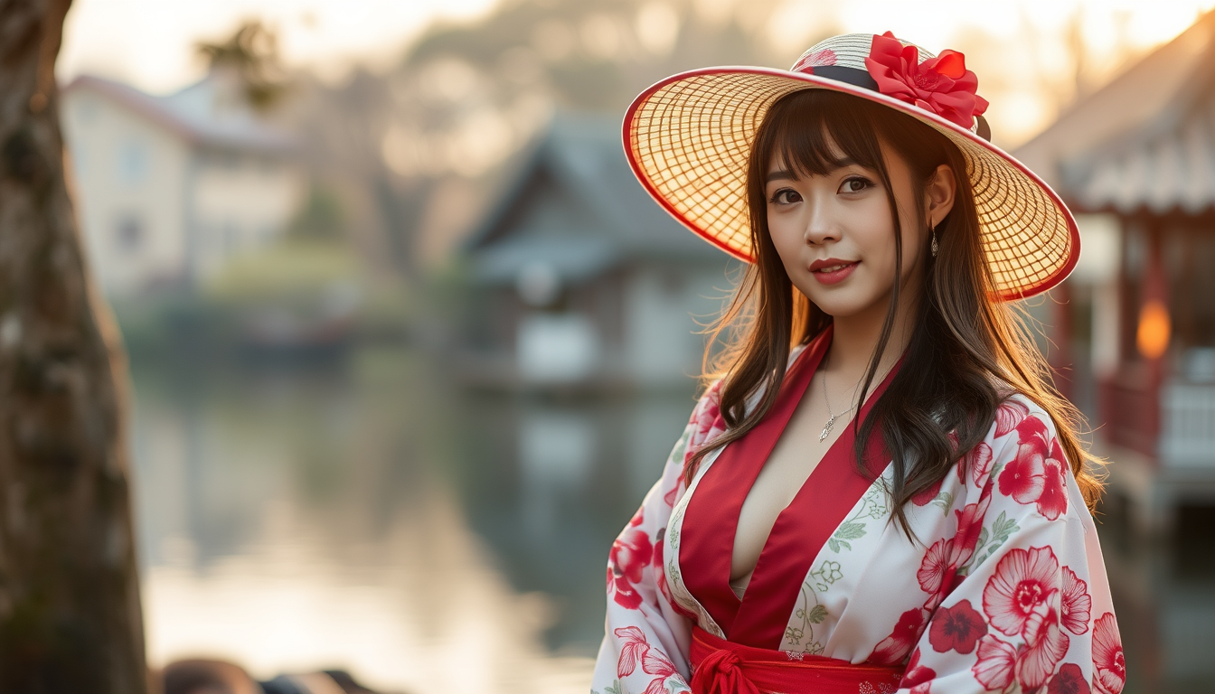 Main art studio: Erstelle ein Bild von fem-Sukuna die extrem sexy, heiß, attraktiv und atemberaubend die ein extrem offenes heißes sexy kimono an hat.