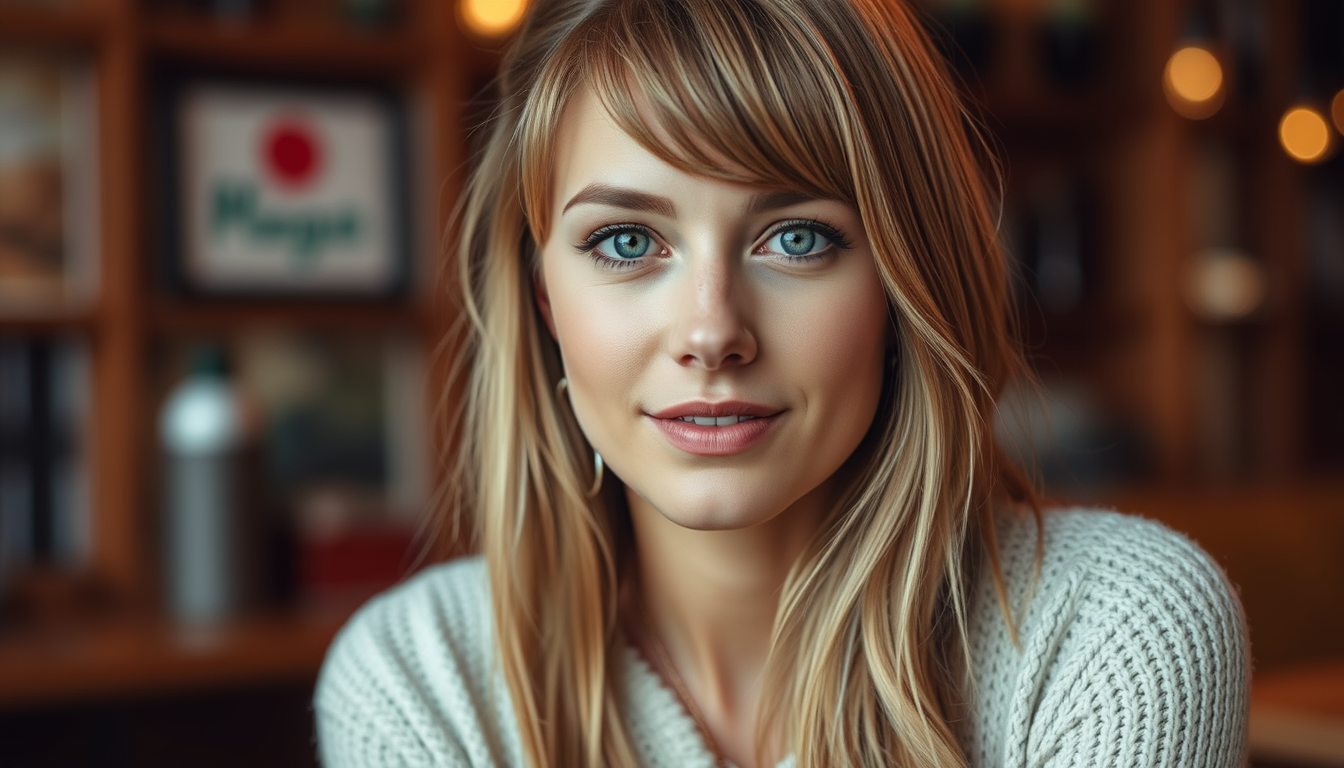 Main art studio: Jenerire mir ein Bild von einer attraktiven Frau