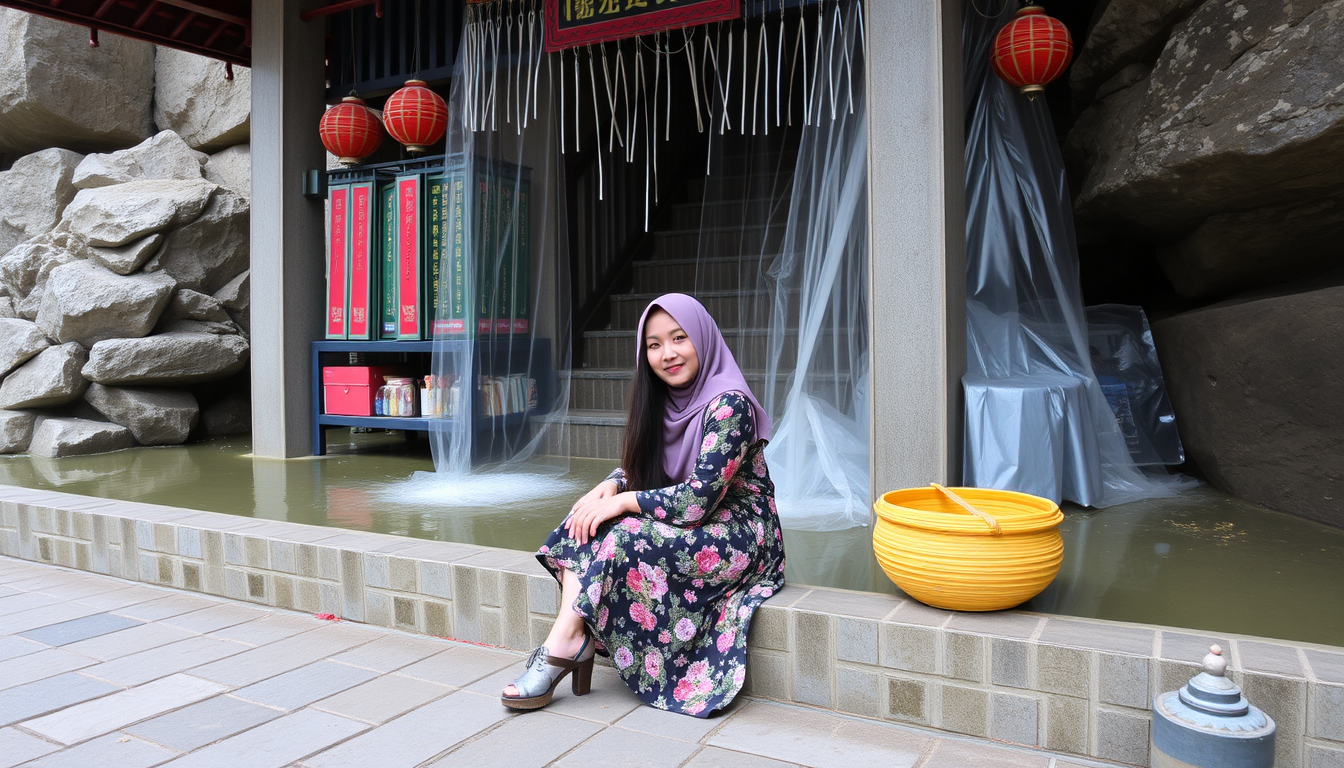 Main art studio: buatkan saya poto wanita cantik korea