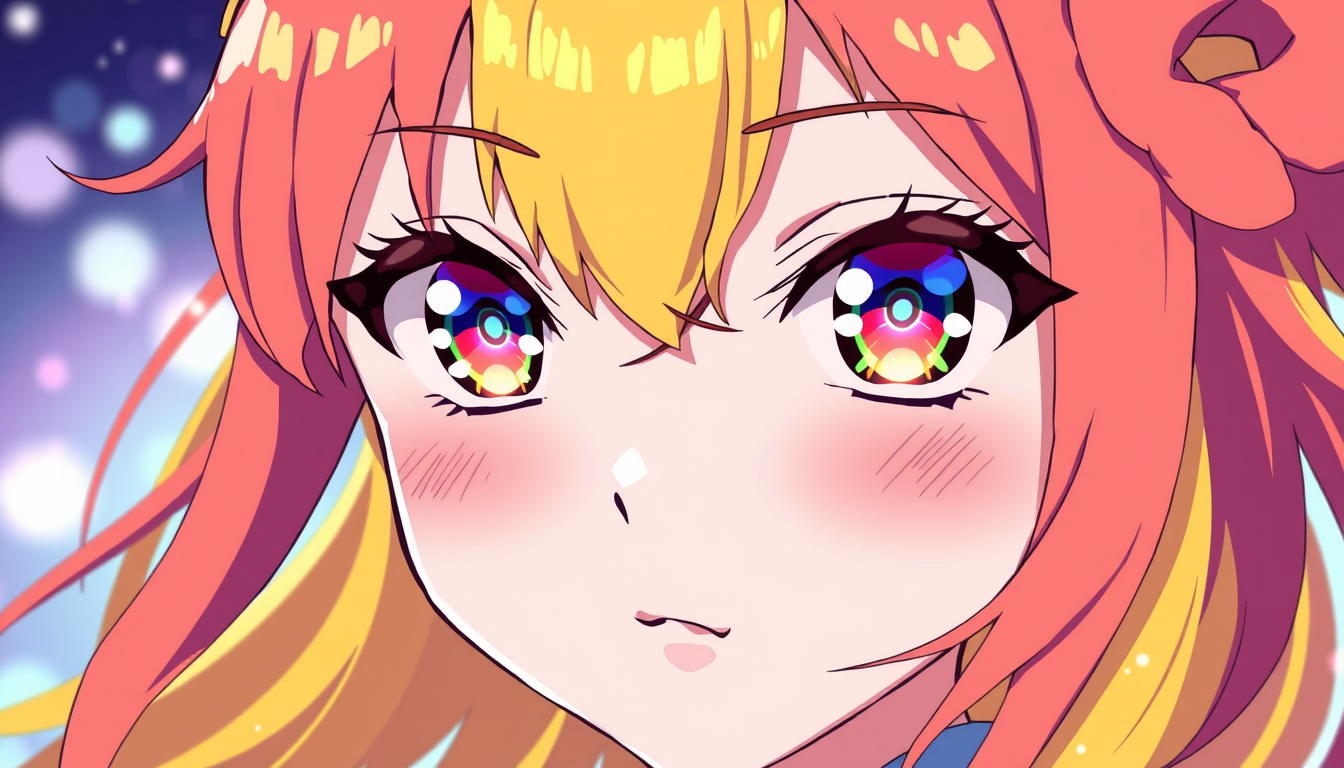 Anime idea: anime style, vibrant colors, expressive eyes, 약간 곱슬거리고 노런색에가까운 주황색머리카락을 가지고 보라색 눈을가잔 예쁜 붉은여우수인을 로판 웹툰캐릭터 처럼 그려줘 , detailed anime illustration