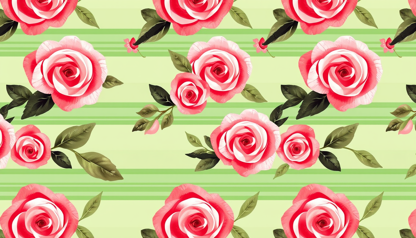 Wrapping Paper idea created from the prompt: wrapping paper design, festive repeating motif, cheerful palette, großes karomuster unregelmässig, zartes rose als hintergrund und kräftiges