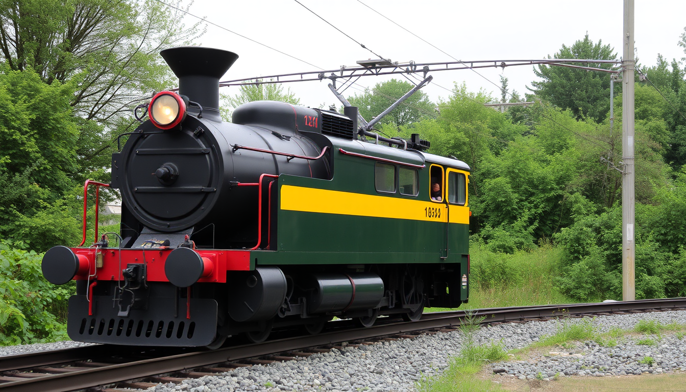 AI Art prompt example created from the prompt: Locomotora de tren