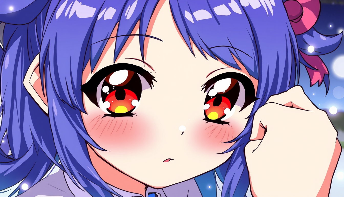 Anime idea: anime style, vibrant colors, expressive eyes, Oii , detailed anime illustration
