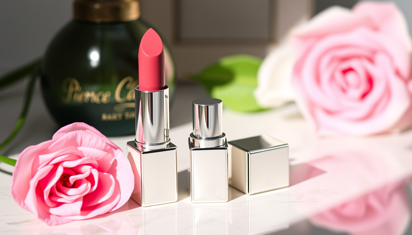Main art studio: Could you show me a image of what the pierre cardin lipstick porcelain edition 222 shade looks like in real light