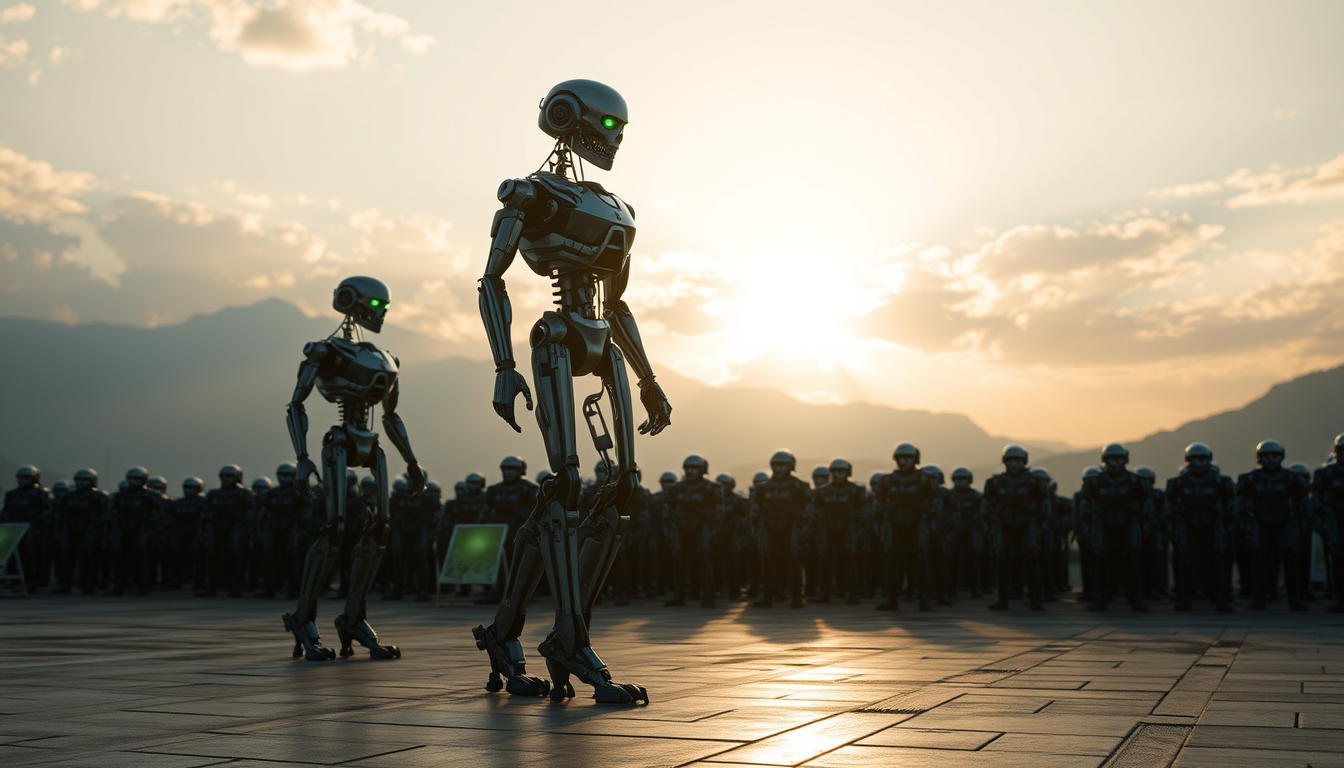 Main art studio: Skynet is here and they are building the robots now
