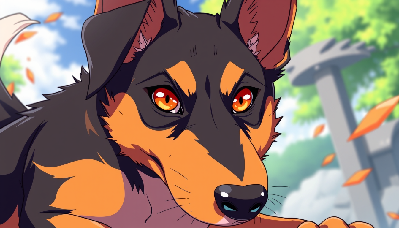 Anime idea: anime style, vibrant colors, expressive eyes, Guerrier corps robuste , detailed anime illustration