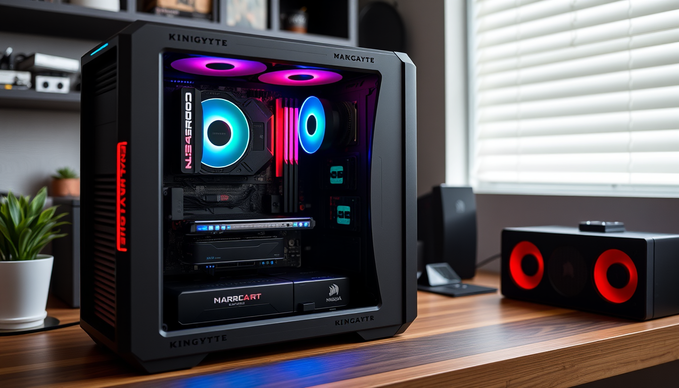 Main art studio: mars gaming mc-visionm GPU: NVIDIA GeForce RTX 5060 8GB Motherboard: Gigabyte B550M K RAM: Kingston Fury Beast 16GB (2x8GB) DDR4-3200 Storage: Kingsto