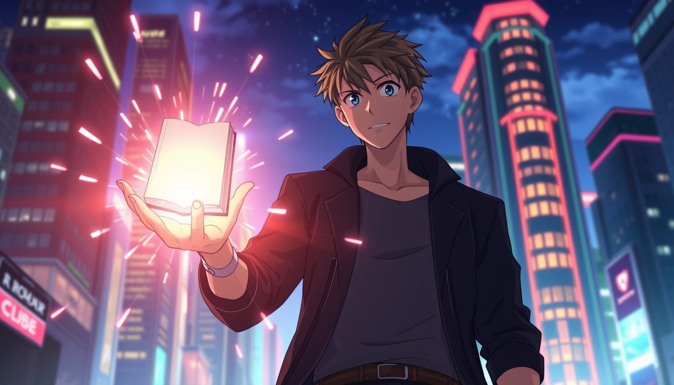 Anime idea created from the prompt: anime style, vibrant colors, expressive eyes, **TÍTULO: O SEGREDO DAS 100 IDEIAS! 💜🔥** **FORMATO:** Vídeo vertical 9:16 para Instagram Ree
