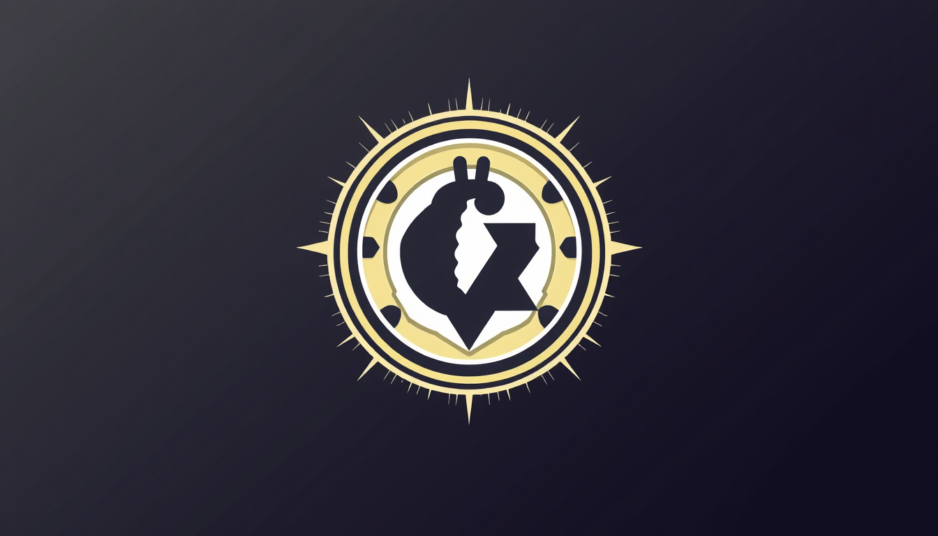 Logo idea: logo design, clean minimal mark, bold simple shapes, balanced composition, Me puedes diseñar un logo de una criptomoneda que se llama Cardkex Coin y q