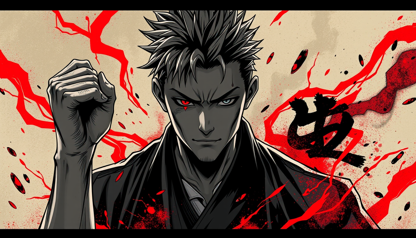 AI Art prompt example created from the prompt: jujutsu kaisen satoru gojo