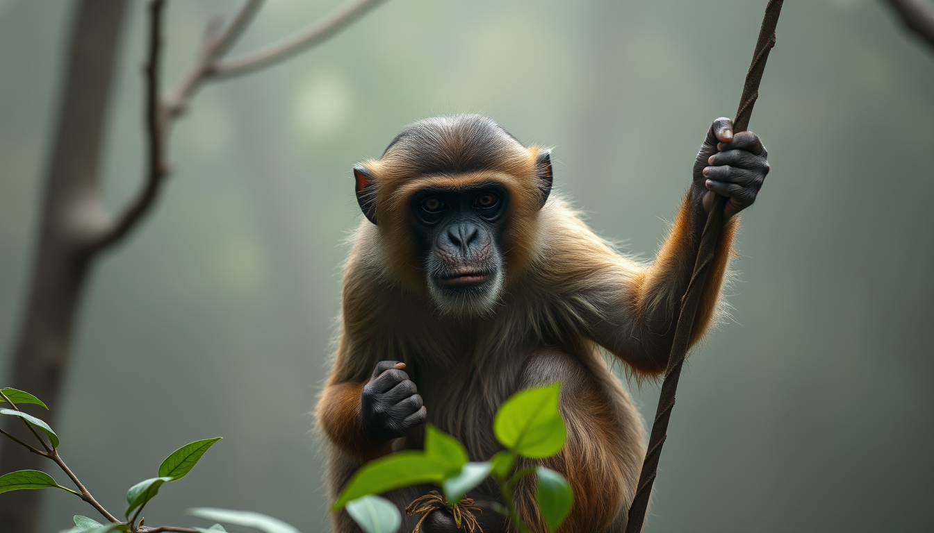 Main art studio: o homem macaco