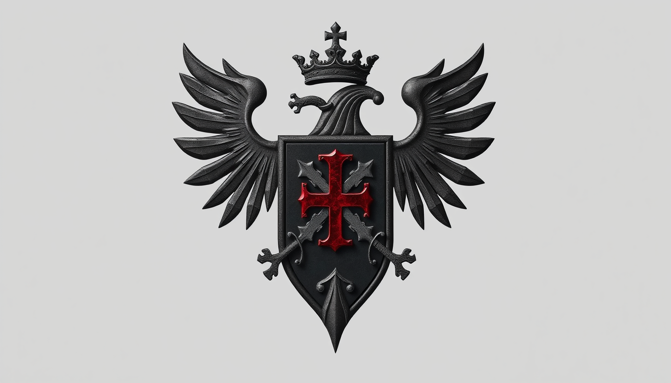 Main art studio: Design me a coats of arms in the size of 20x24 boxes (widthxheight) Something which fitsebetter into the world oft enshrouded (Videogame) and can be d
