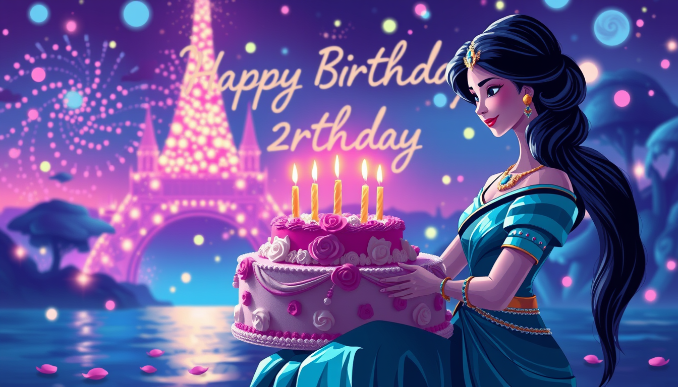 Main art studio: Happy birthday Yasmine