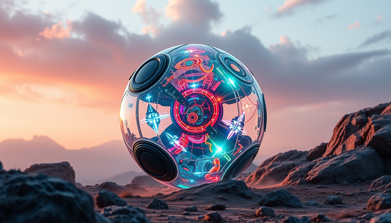 Main art studio: metagros electro ball