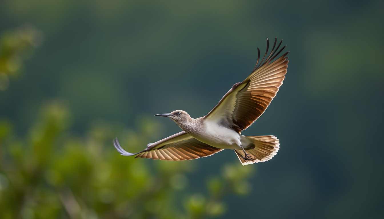 Main art studio: A bird ai air flying