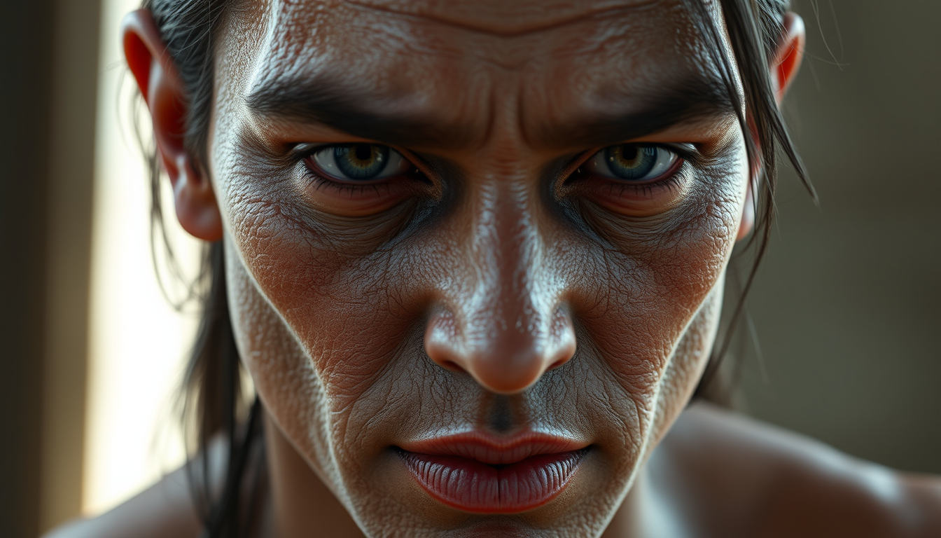 Realistic Images idea: photorealistic generated image, natural materials and skin texture, physically plausible lighting, fdsfd , coherent depth, restrained color, detailed