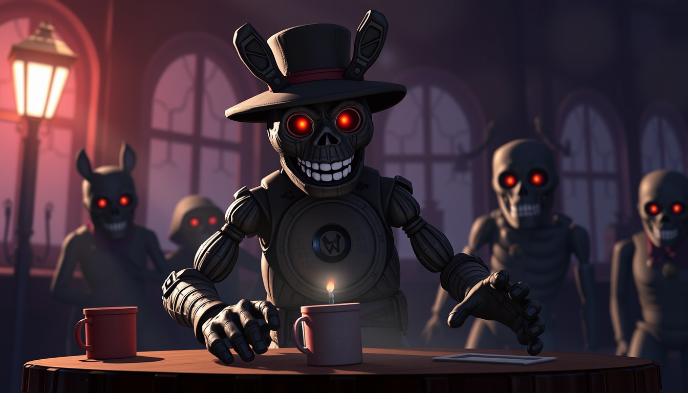Main art studio: Widehret Freddy five nights at Fredys