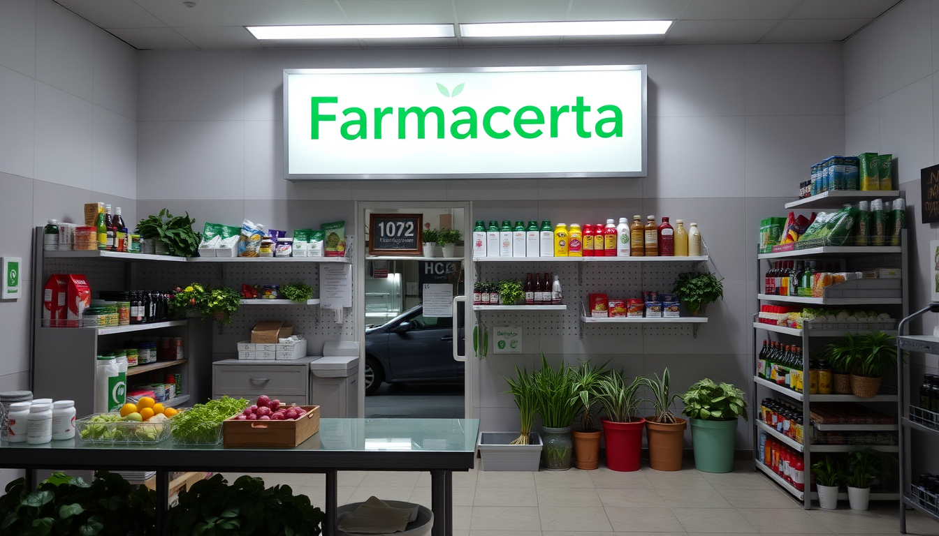 Main art studio: faça uma imagem para minha farmácia a "Farmacerta"