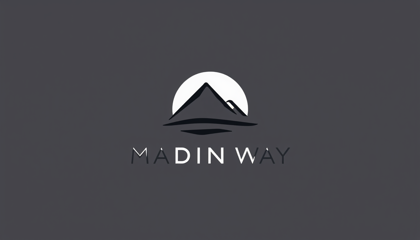 Logo idea created from the prompt: logo design, clean minimal mark, bold simple shapes, balanced composition, GENER MOI UN LOGUO D'ENTREPRIS AVEC NOTRE NOM AVEC LA MARTINIQUE 