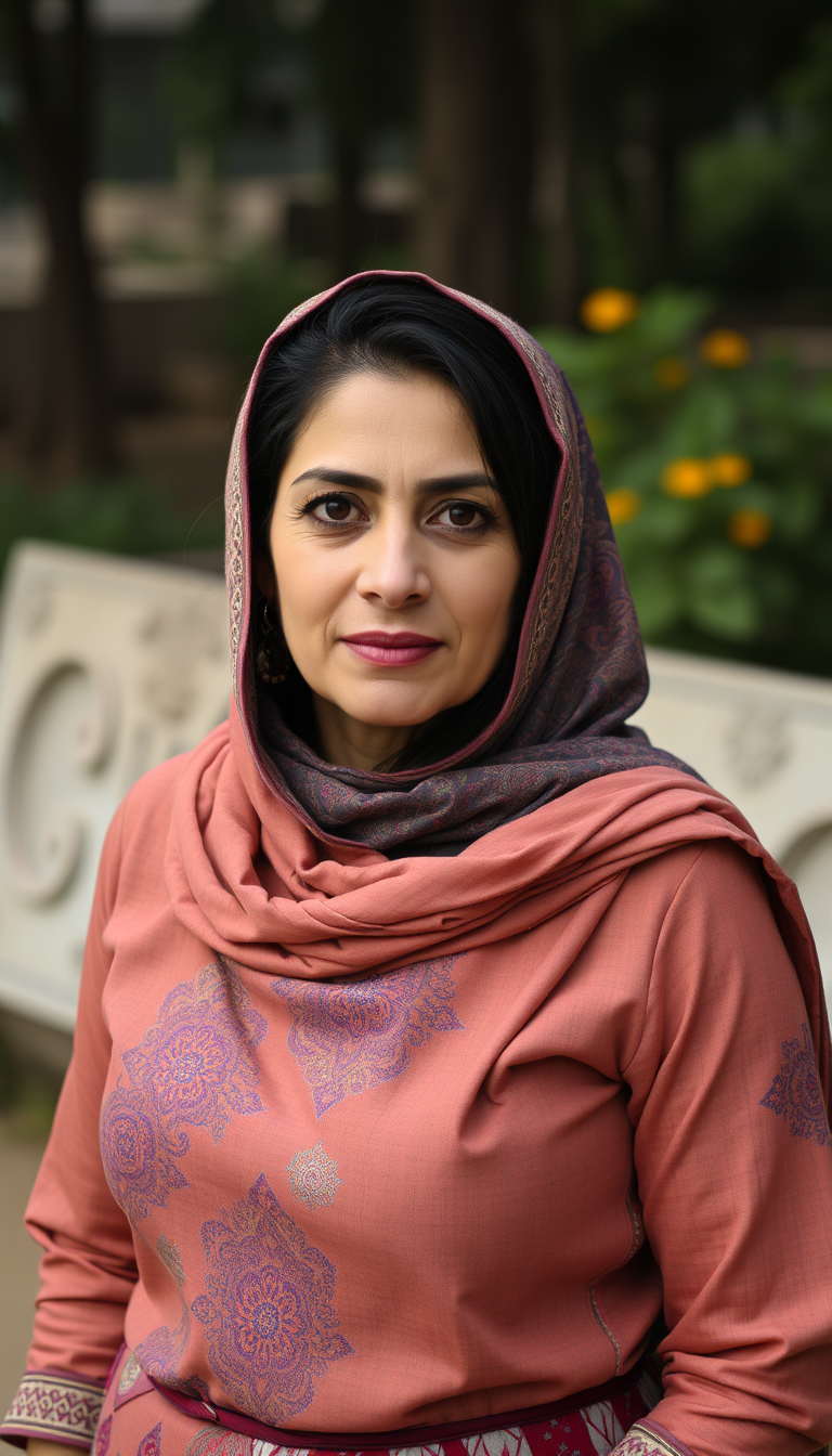 Main art studio: A Iranian woman