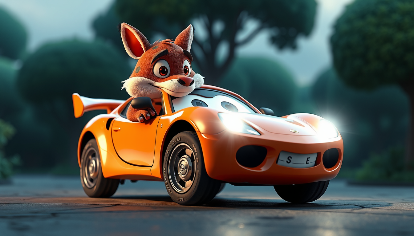 Main art studio: crie uma animação de carro