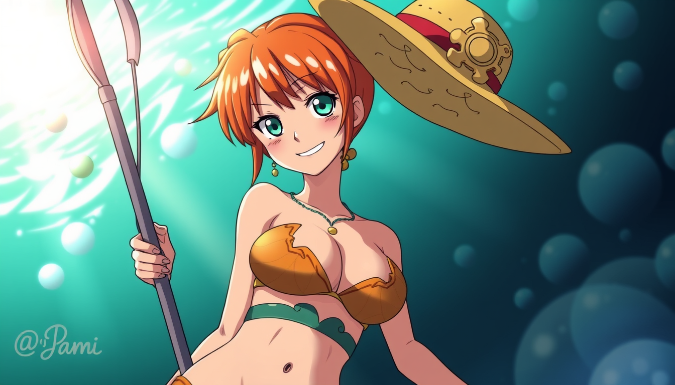 Main art studio: Nackte nami aus one piece
