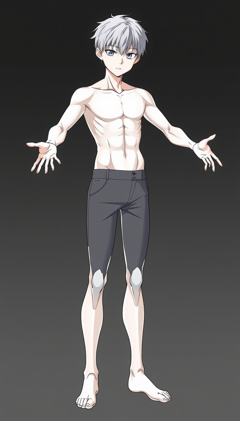 Pose idea created from the prompt: a clear single-character pose reference with readable weight, gesture, limb separation, camera angle, and simple clothing, deliberate compos
