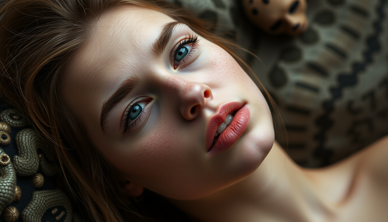 AI Art prompt example created from the prompt: nackes girl