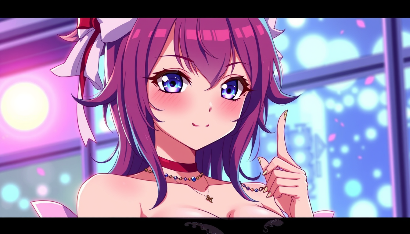 Anime idea: anime style, vibrant colors, expressive eyes, Fefla super sexy , detailed anime illustration