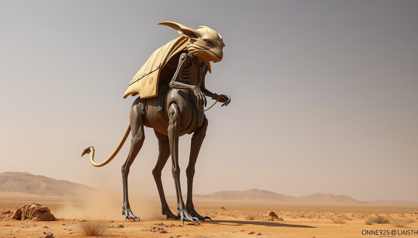 Main art studio: A full body shot of Sebulba from Star wars