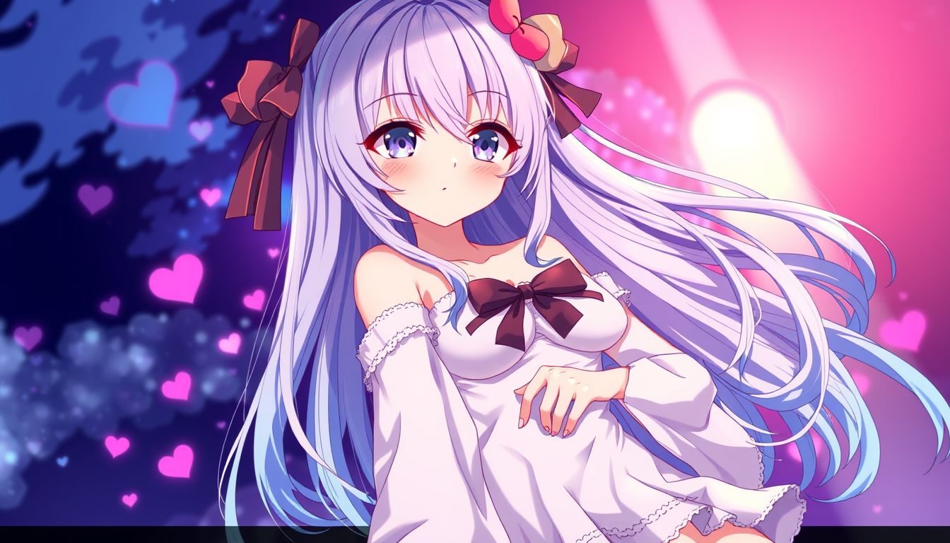Anime idea: anime style, vibrant colors, expressive eyes, an erotical anime waifu with aut many clouthings ley on the bét up to the duvet full body picture , deta