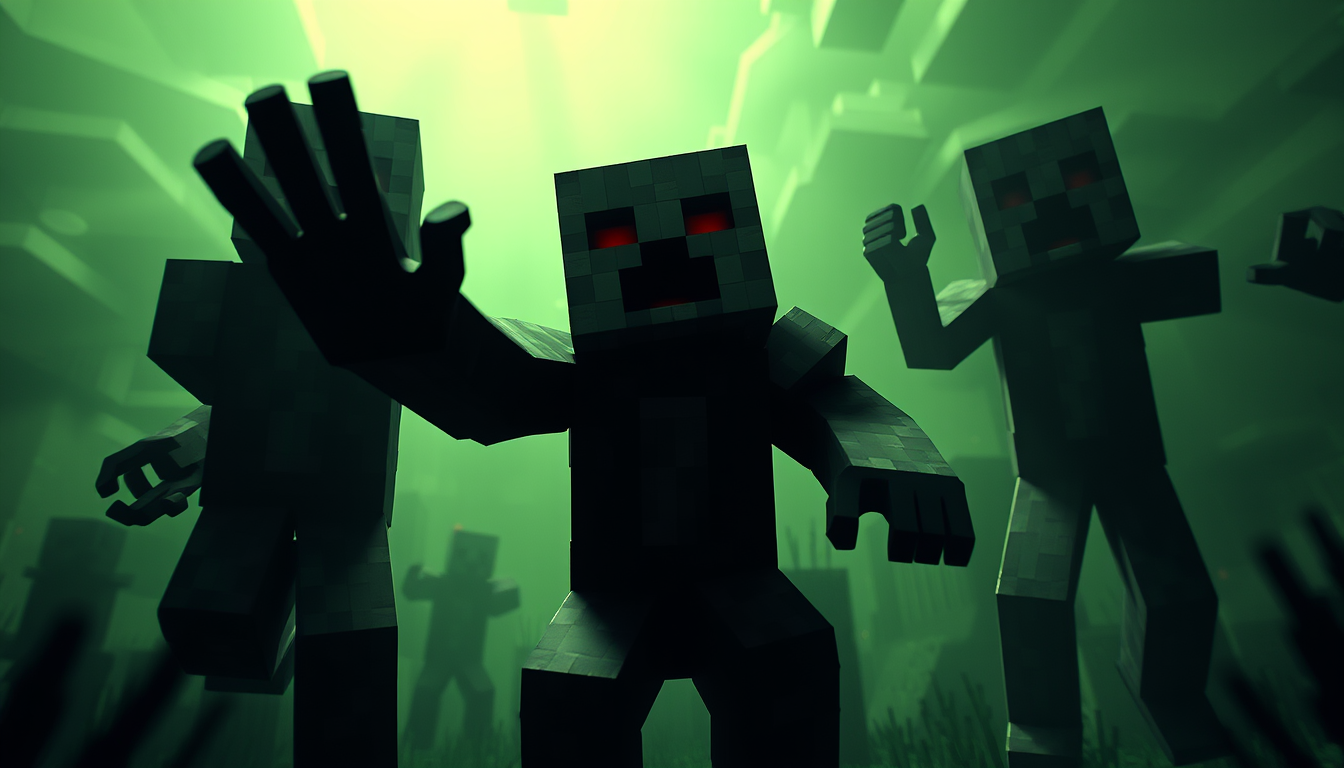 Main art studio: jumpscare minecraft horor dweller ganes bild