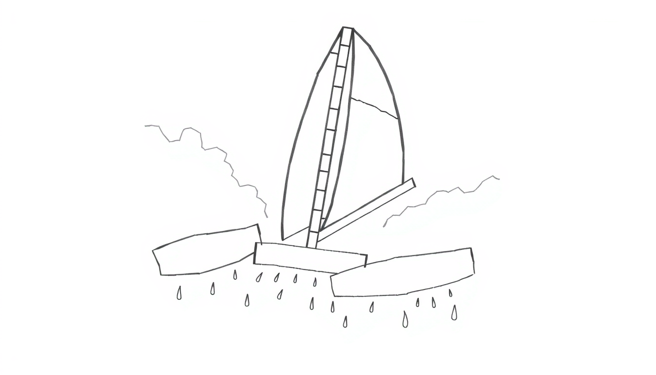 Main art studio: Can you create an image of this boat sailing towards the viewer? It needs to be stormy weather with lightning in the background.