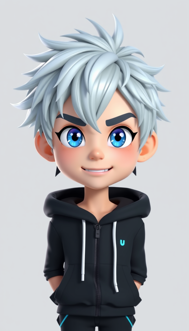Characters idea: an original character defined by silhouette, role, outfit, palette, and expression, deliberate composition, Stylized 3D male cartoon YouTube ranking h