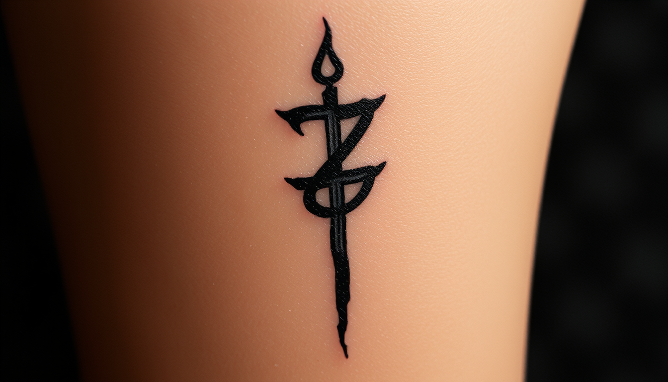 Main art studio: Ich suche einen Tattoovorlage, es sollte eine Rune oder ähnliches sein. Er soll eine Erinnerung an Sizilien sein
