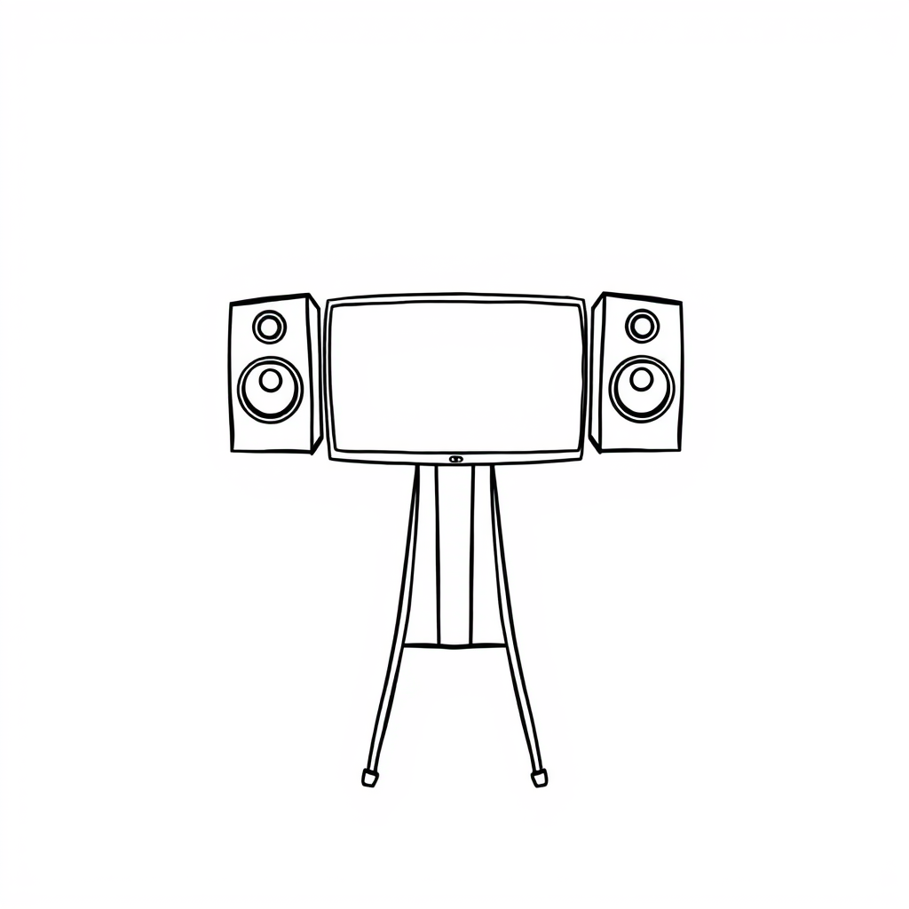 Doodle idea created from the prompt: casual hand-drawn line art built from simple icons, repeated marks, and playful spacing, deliberate composition, -top-down view, isolated fu