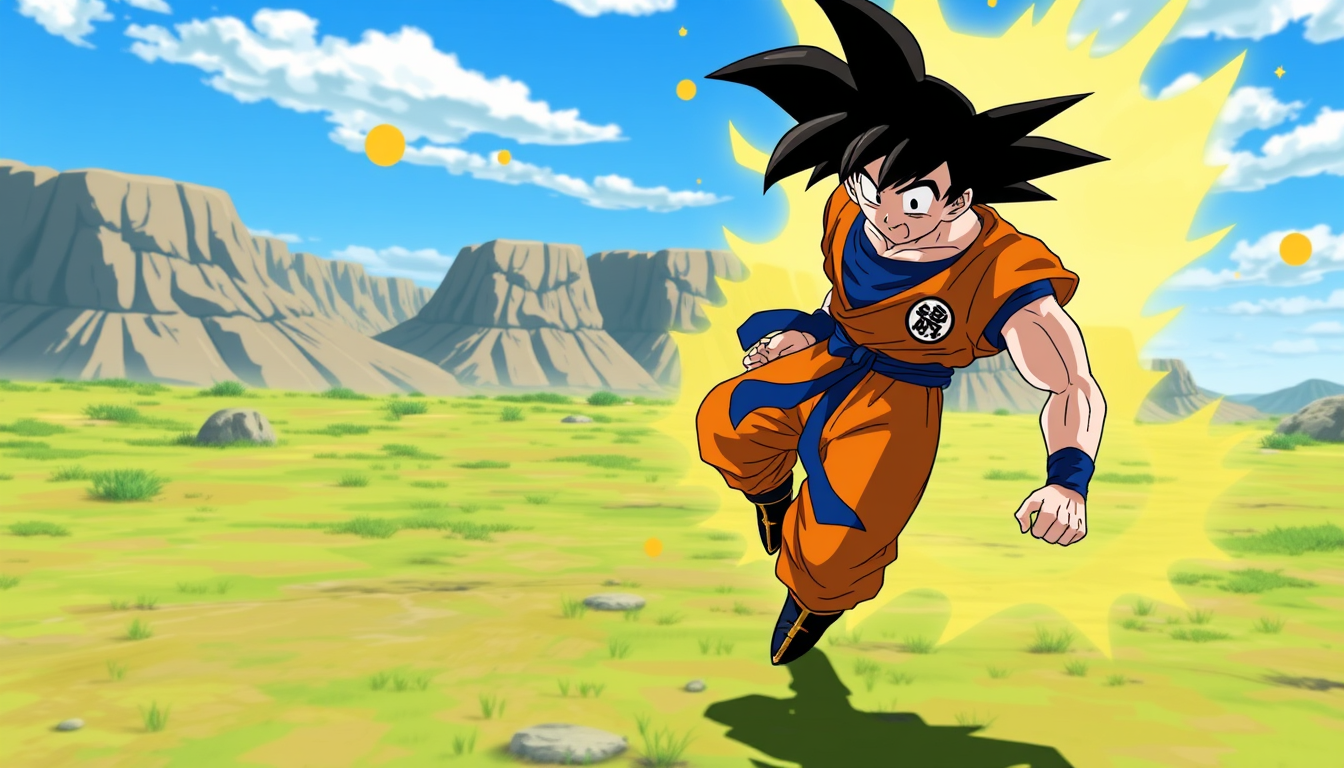 AI Art prompt example created from the prompt: Goku batendo punheta