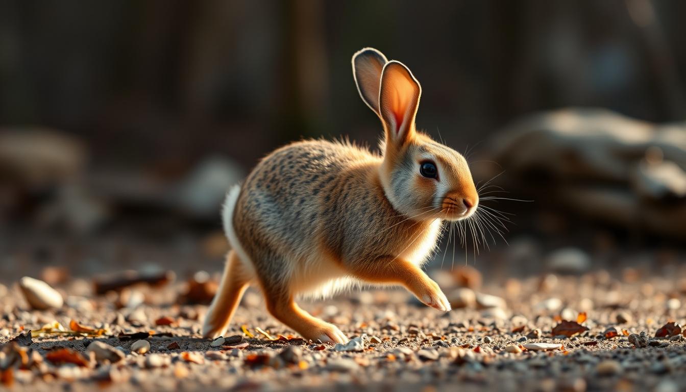 Main art studio: the rabbit that can walk