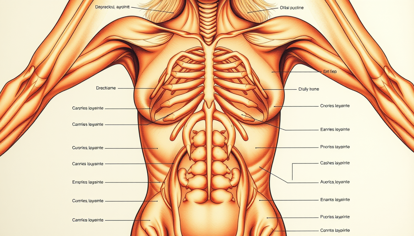 Main art studio: a very beautiful female anatomy diagram