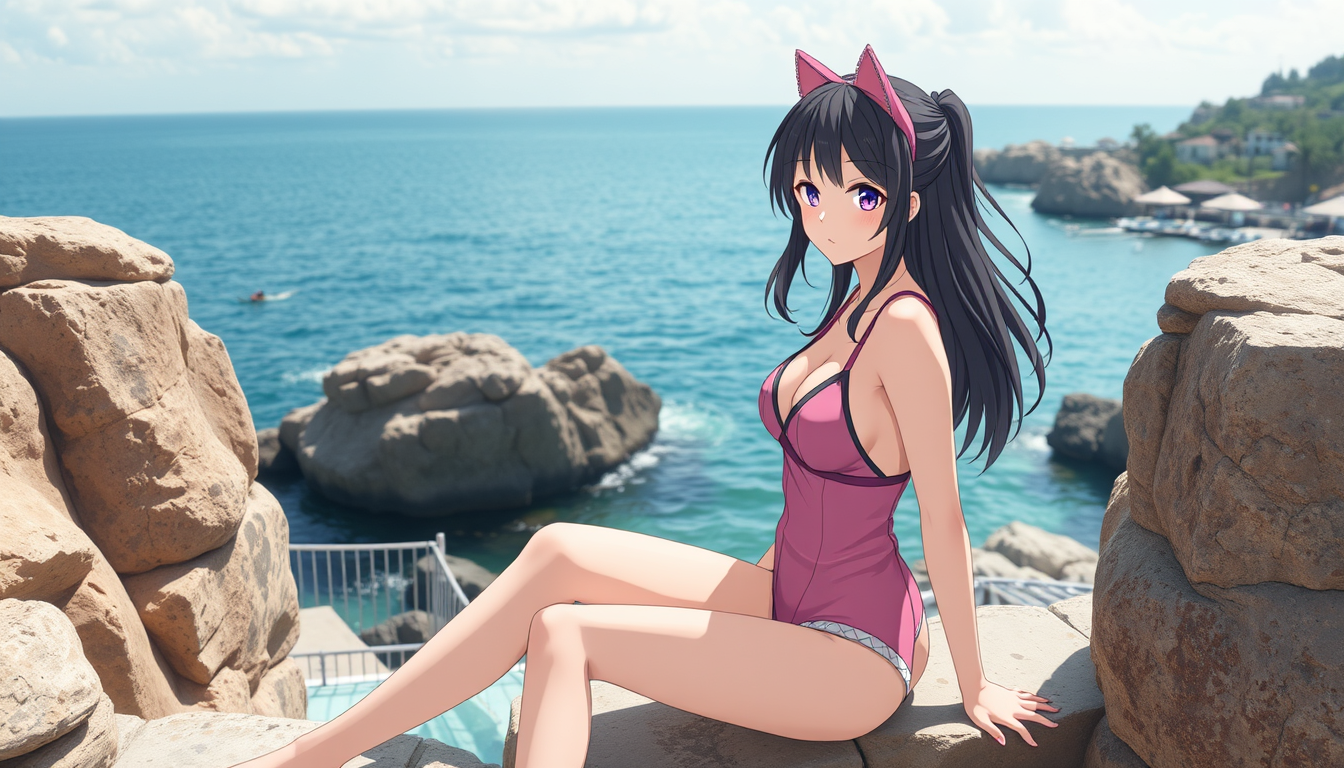 Main art studio: mitsuri in a swimsuit