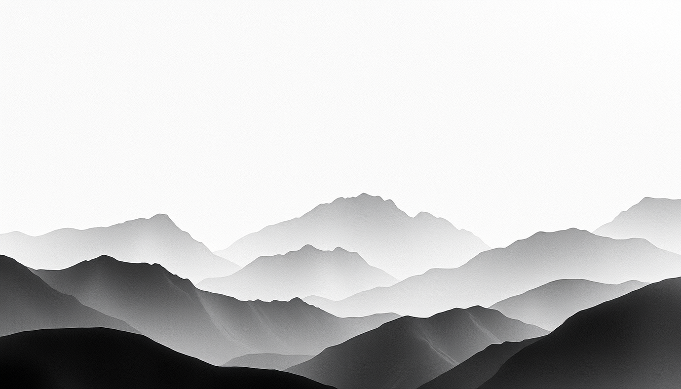 Wallpapers idea: wallpaper artwork, wide atmospheric scene or bold pattern, high detail, A minimal black and white grid background , desktop or phone wallpaper