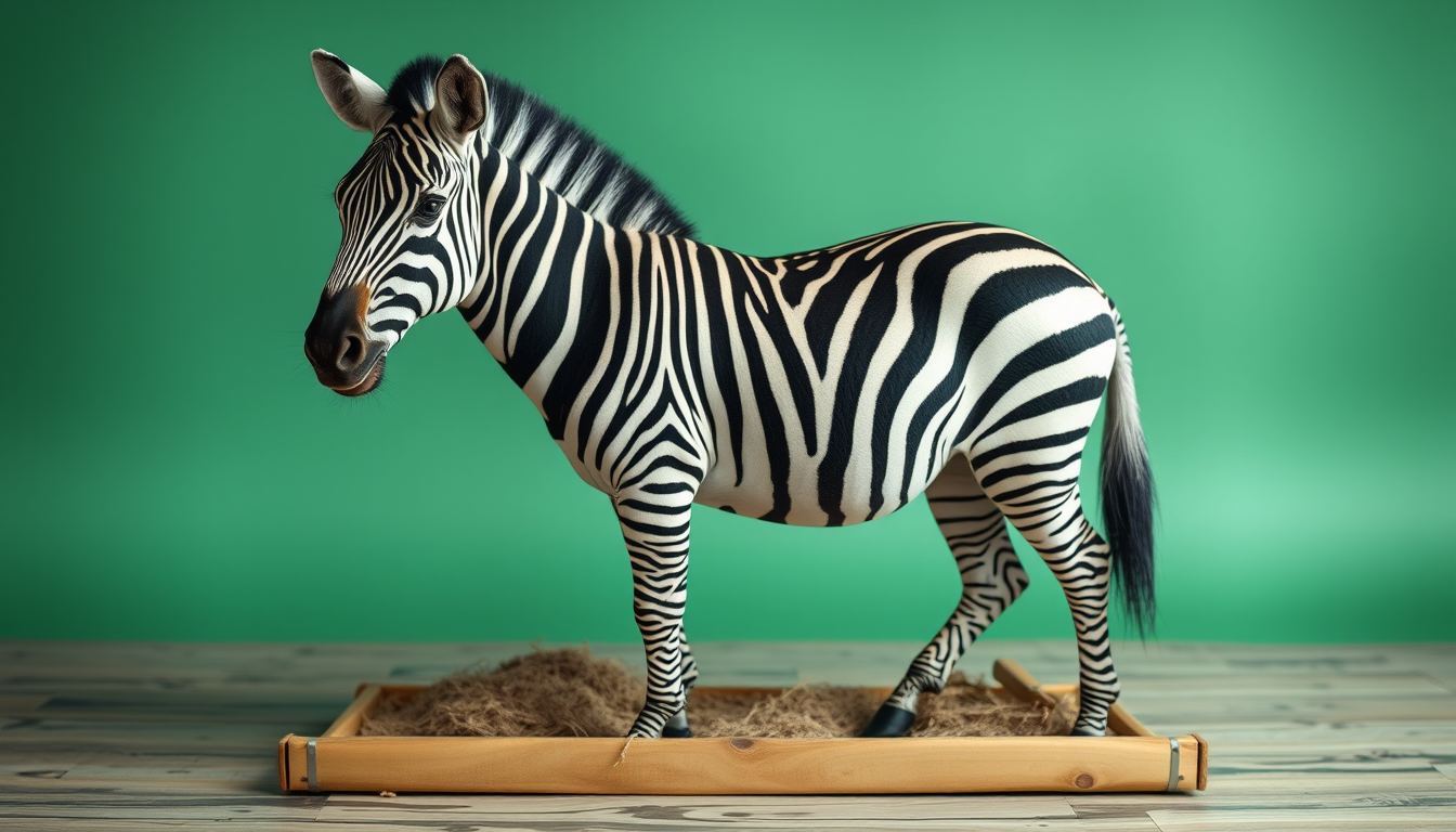 Main art studio: Ich will ein zebrabox lager wo unnordelich mit vielsachen mobel allmoglcihe uist und riessenkoffer mit kloederr vuel und box motra hen es sollaberhyge