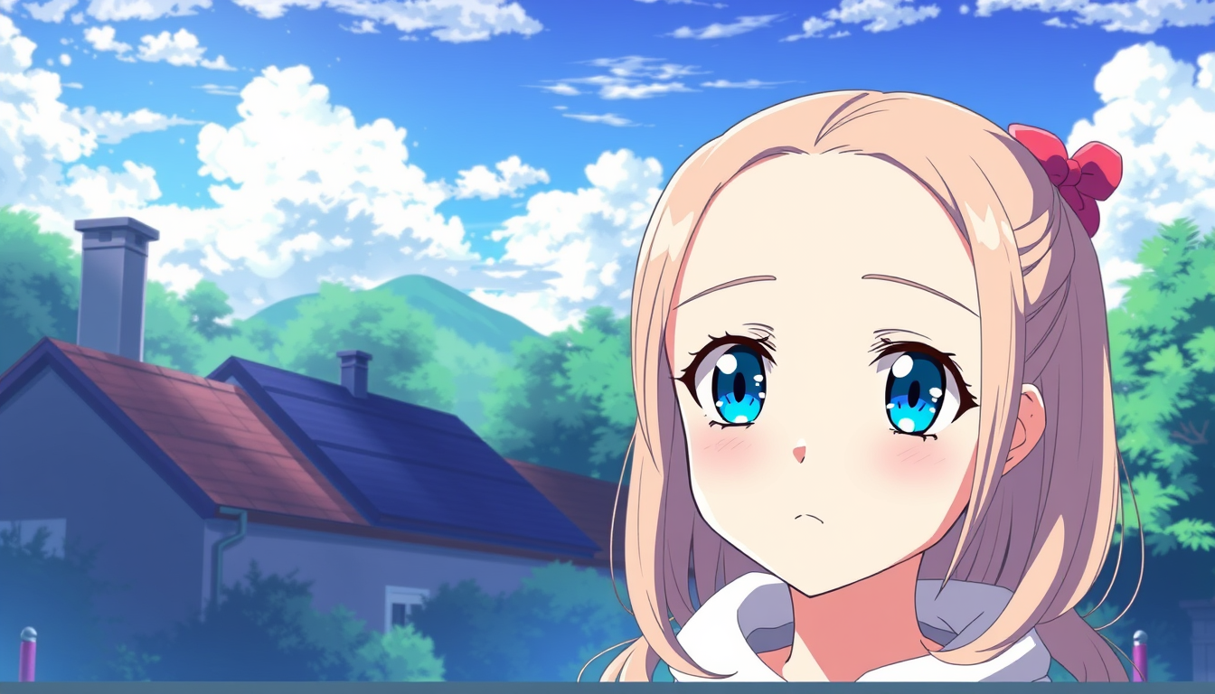 Anime idea: anime style, vibrant colors, expressive eyes, C'est l'histoire d'une jeune fille âgée de 15 ans donc les parents sont divorces , detailed anime illust