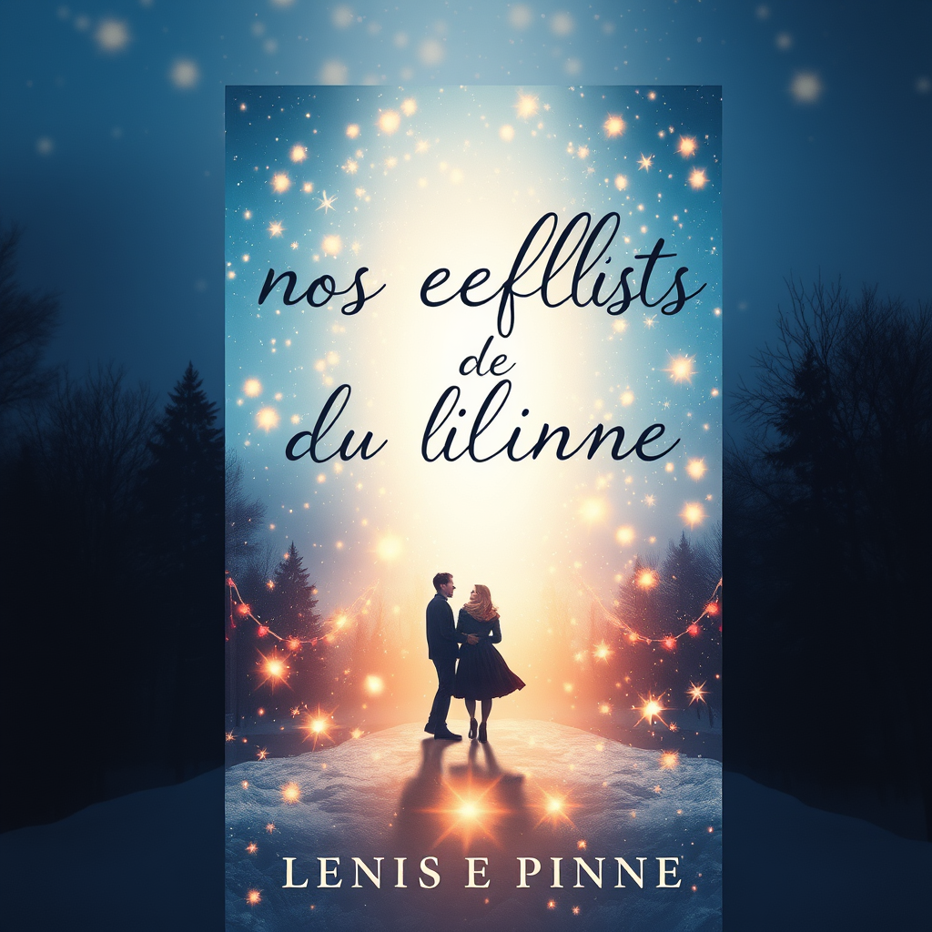 Main art studio: Une couverture de livre dont le nom est nos éclats de lumière et c est une romance lesbienne
