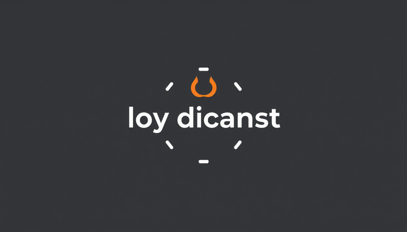 Logo idea created from the prompt: logo design, clean minimal mark, bold simple shapes, balanced composition, Милый мультяшный дракончик, округлый, добрый. В лапке лупа. Рядом